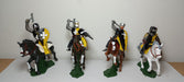 Yellow Crossed Horseback Soldiers Dsg-britains 1