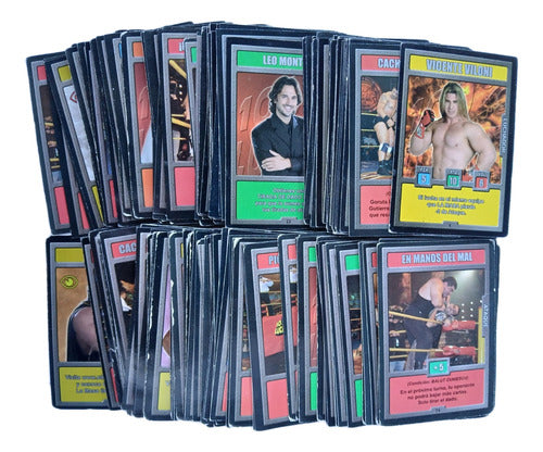 Juego De Cartas Coleccionables 100 % Lucha X 100 Sin Repetir 1