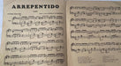 Antigua Partitura De Tango, R. Sciammarella, Arrepentido  Mv 1