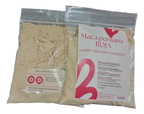 Gelnex Maca Peruana Roja X 2 Paquetes 250gr C/u 1