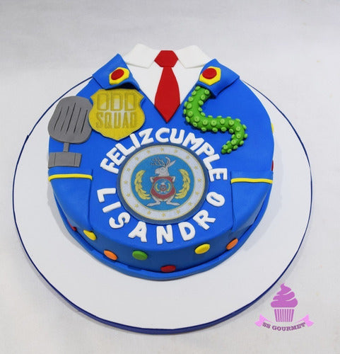 Torta Tematica Agente Odd Squad - 20 Personas Mesa Dulce 0