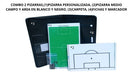 Pizarras Tácticas Futbol Personalizadas Magnéticas 2+carpeta 1