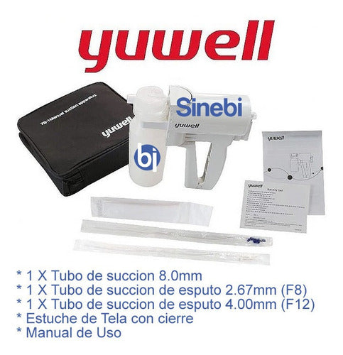 Yuwell Portable Manual Suction Aspirator 7B-1 Sinebi 1