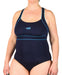 Speed Women's One-Piece Swimsuit with Fine Contrasting Trims - Plus Sizes 0