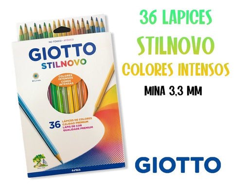 Giotto Lapices De Colores Stilnovo Caja 36 Unidades Colores 1