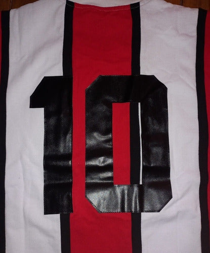 River Plate Tricolor Retro Champion 1975 T-Shirt 4