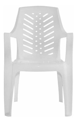 Plastic Chair Garden Life Marbella White Garden 2