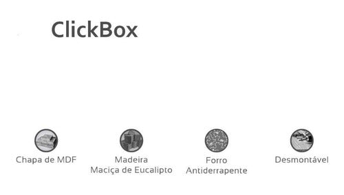 Cama Box Herval Clickbox Tecido Marrom Casal 138 1