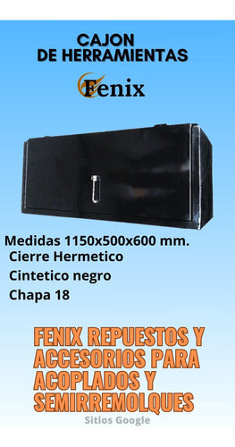 Cajón De Herramientas Camión  Acoplado De 1150x500x600mm 2