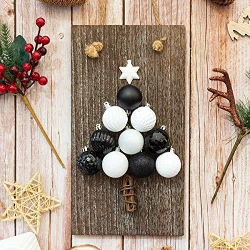 KI Store Set of 34 Christmas Balls - White 2