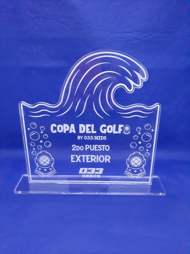 X5 Trofeos De Acrilico,premios,plaquetas, Deportes, Placas 3