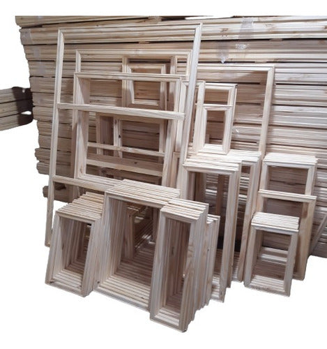 Custom Size Wooden Frames - ELEIA BASTIDORES | Pino Elliotis 0
