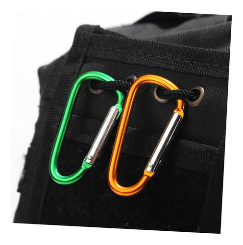 Bagdad Productos Keychain Carabiner X 12 Hook No. 5 Aluminum Colors 3