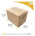 Reinforced Moving Box 20x15x15 Pack of 50 - Made of Corrugated Cardboard 2