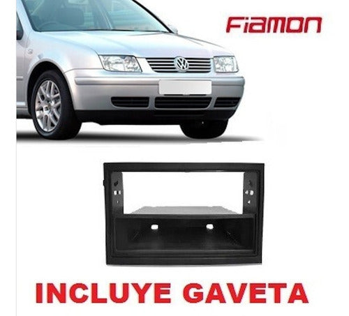 Fiamon Marco Adaptador Stereo 1 Din Con Gaveta Passat Golf 846g 4