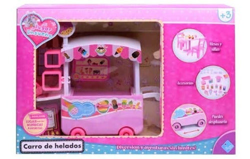 Carro De Helados Mi Lugar De Ensueño Duende Azul Fibro 7073 0