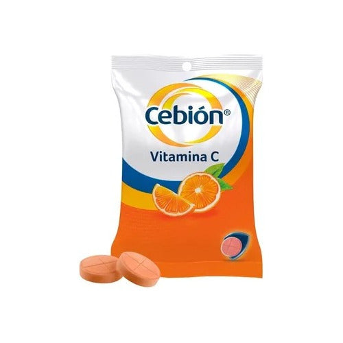 Cebión Chewable Orange Flavor 12 Packs X 12 Tablets Each 0