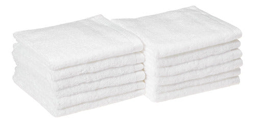 Amazon Basics Quick Dry Towel, 100% Cotton, Pack of 12 0