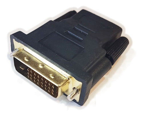HDMI Female / DVI-D Male 24+1 Adapter (Dual Link) 0