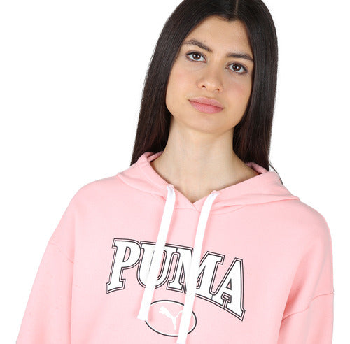 Puma Squad Fl Women's Training Hoodie in Pink | Moov 2