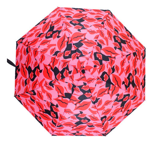 Las Oreiro Love Short Automatic Umbrella - Resilient 0