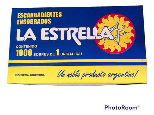 Escarbadientes Palillos Ensobrados 1000un Envio Todo El Pais 0