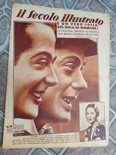 Il Secolo Illustrato N.18 - 1937 Socia Duque Windsor-simpson 0