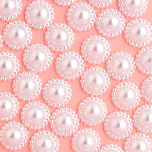 Circular Dotted Mother-of-Pearl Applique 80pc x25gr Crafting Deco Pack 2