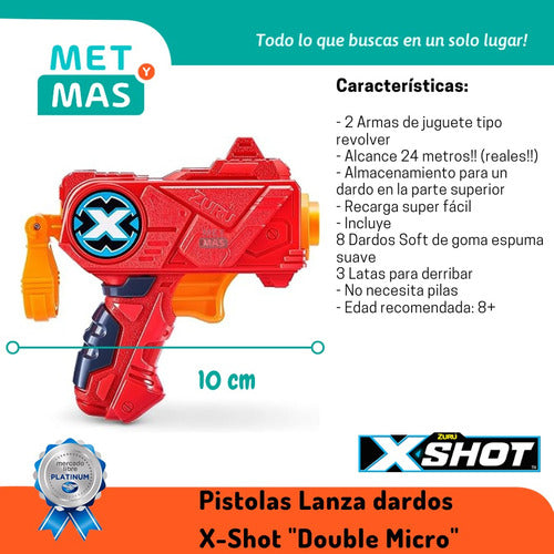 X-Shot Excel Double Toy Gun for Kids Game 1
