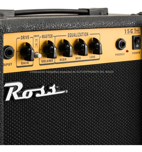 15W Ross Superior Guitar Amplifier with Distortion 5