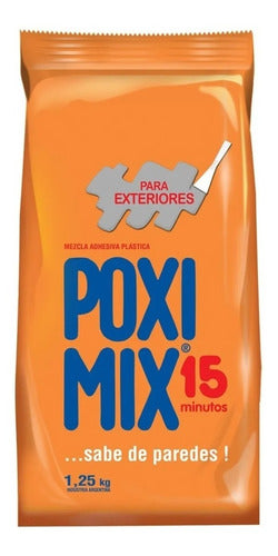 Poximix Cement-Based Exterior Mix 1.25 Kg Serrentino 0