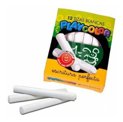 PlayColor White Chalk X12 0