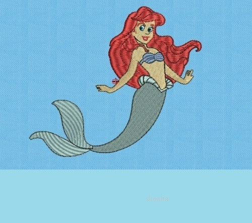 Matrices D10s Guaranteed Little Mermaid Embroidery Designs 1