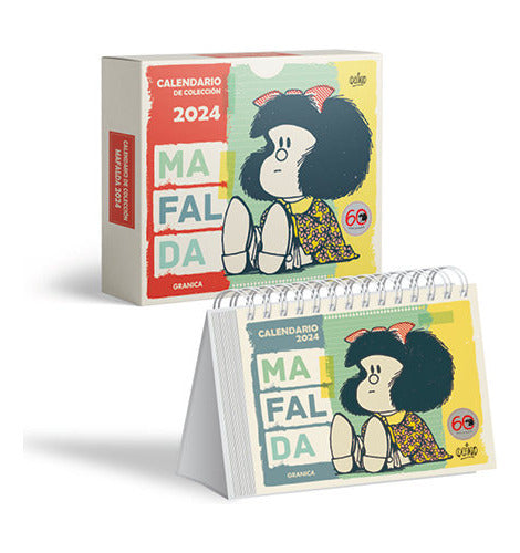 Ediciones Granica Libro Calendario 2024 Mafalda - Calendario De Coleccion 0