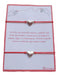 Lunas Joyería Red Thread Bracelets Heart Couples Gift 0