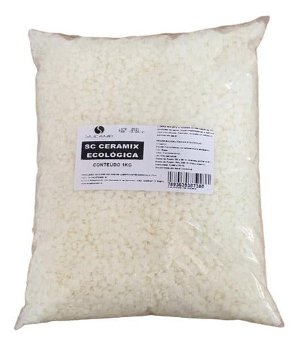 03 Sc Ceramix Cera Ecologica Soja Parafina Vela Lentilha 1kg 1