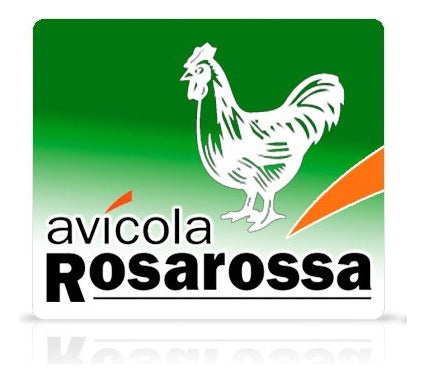 AVICOLA ROSAROSSA Chicken Feeder 2kg Galvanized Aluminum 6