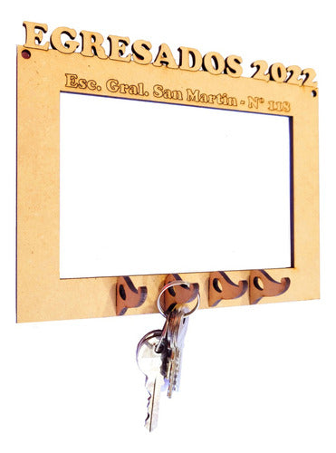 Set of 15 Graduation Photo Frames and Key Holders - Decorative Souvenir F/ 13x18 cm 1