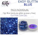 Glitta Glitter En Gel Blue Easy Glitta Maquillaje Brillo Azul 1