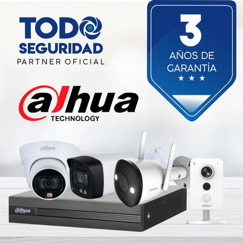 Dahua CCTV Security Kit - 4CH DVR HD + 4 720p Cameras + Solid State Drive 7