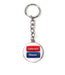 LLAVECORP SOLOBOTONES Metal Keychain with Dome - Personalized for Companies and Events - Pack of 20 1