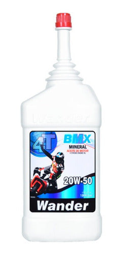 Aceite Wander Moto 4t Mineral 20w50 1lt X24 Motos Coyote 0