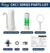 iSpring Water Filtration System for Drinking Water Countertop CKC1 2