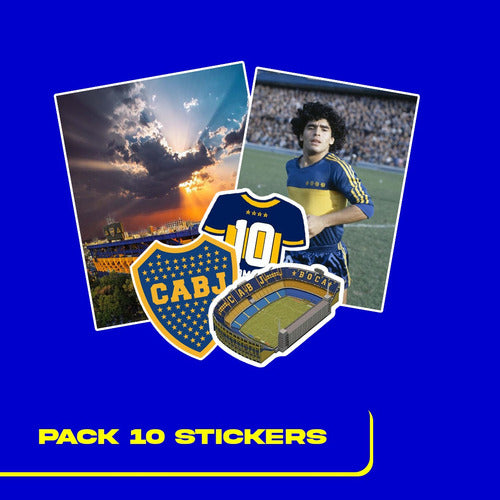 Pack 10 Stickers De Boca Juniors 1