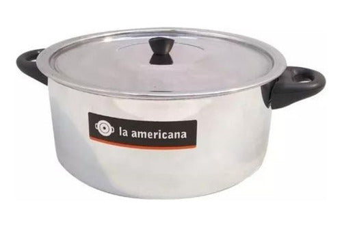 Aluminum Casserole Pot with Bakelite Handle Antithermic N° 26 La Americana 0