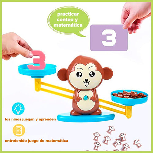 Juego Educativo Balanza Monito Con 3 Niveles Toy Store 2