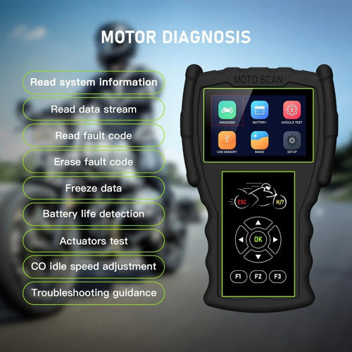 Scanner De Motocicleta Multimarca Profesional 2023 Completo 1