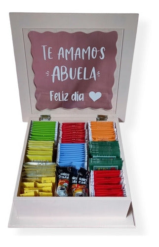 Caja De Te Para Regalar Personalizada Sobres De Té , Tea 0