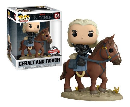 Funko Pop! #108 - The Witcher Geralt And Roach - Nuevo ! 0