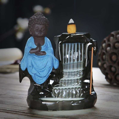 Fuente De Humo Altar Negro Y Buda Azul: De Que Regalo 1